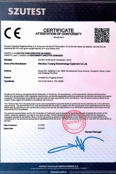 CE Certificate